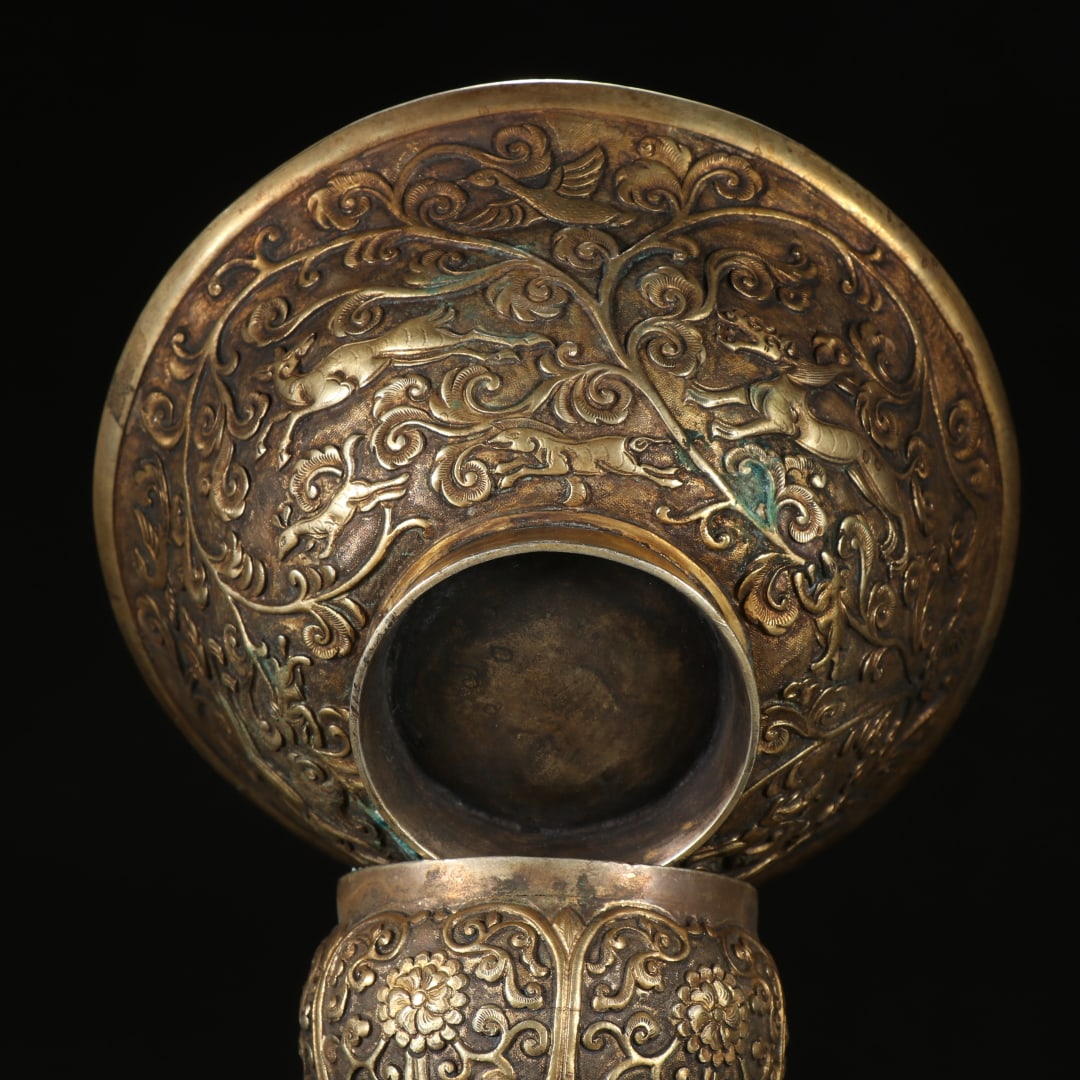 A copper-gilt donor from the Qing Dynasty - 9