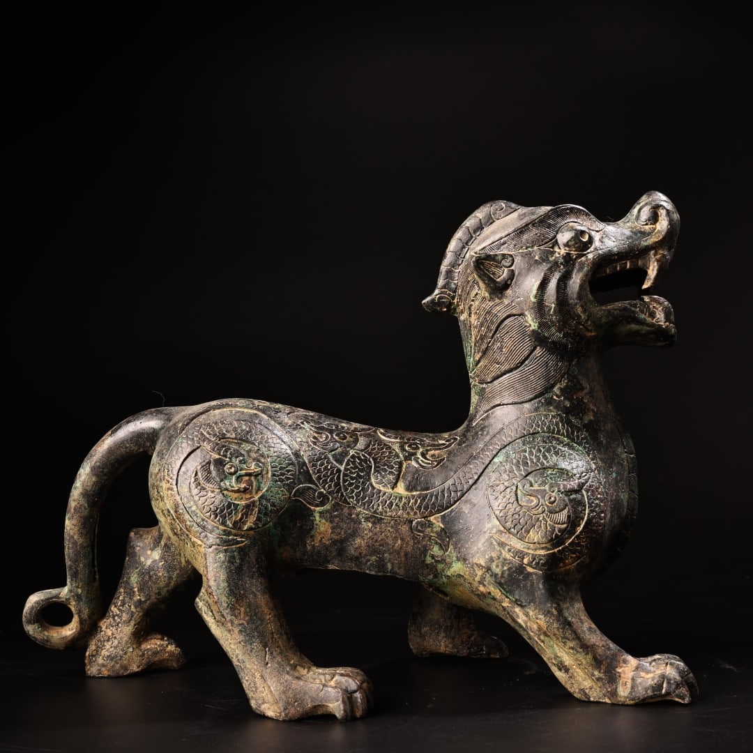 A fine bronze beast - 12