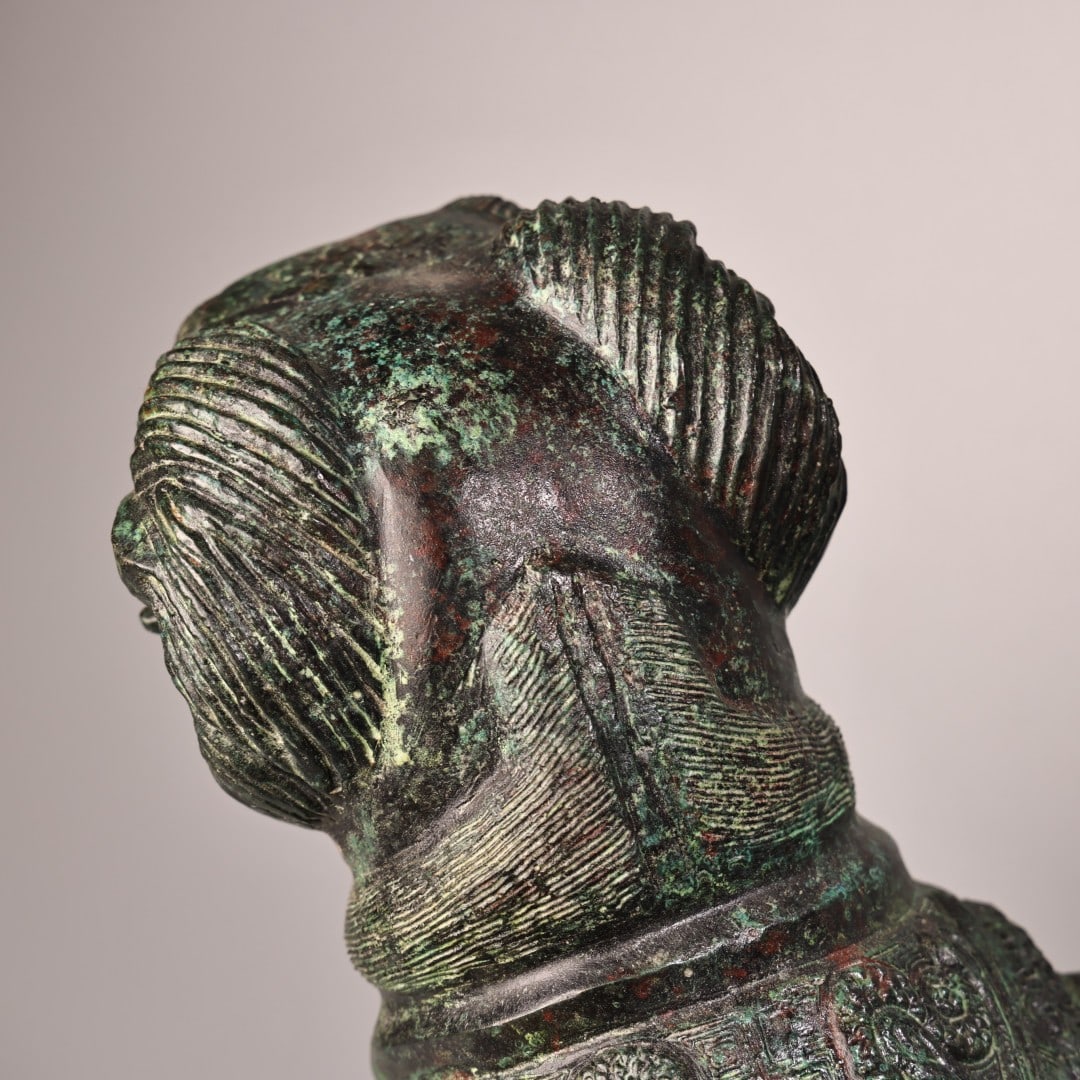 A fine bronze sheep with inscriptions - 10