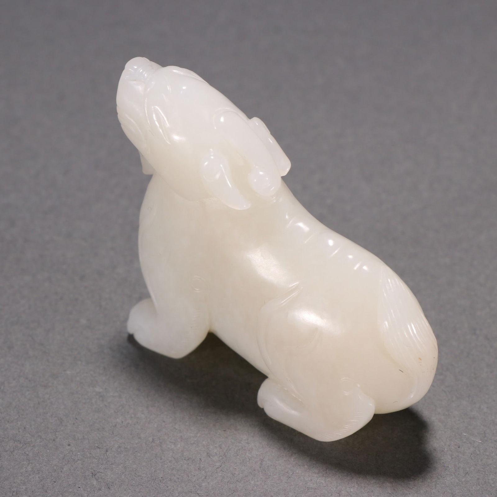 A beautiful Hetian jade beast carving - 8