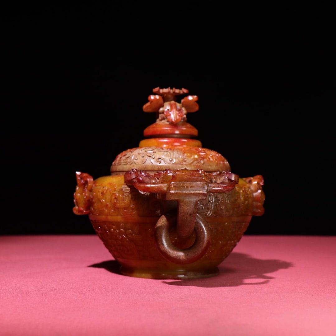 A beautiful ear ring phoenix bird stove - 2