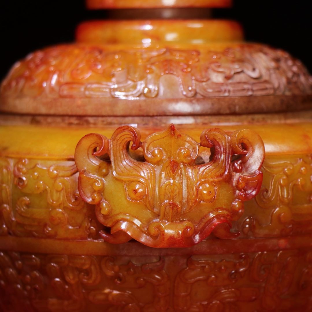 A beautiful ear ring phoenix bird stove - 4