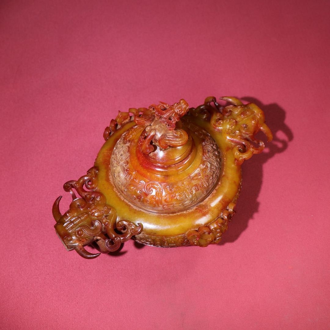 A beautiful ear ring phoenix bird stove - 6