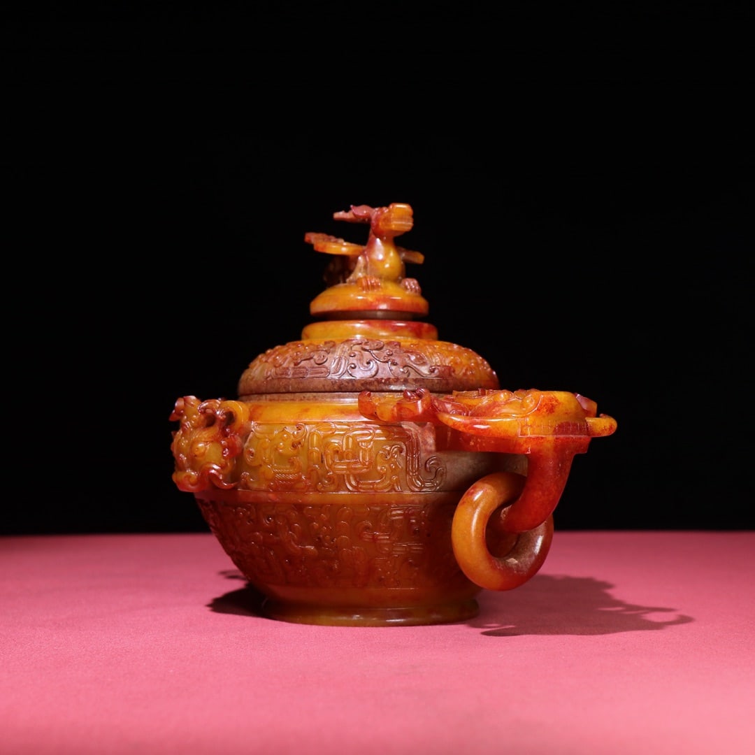 A beautiful ear ring phoenix bird stove - 9