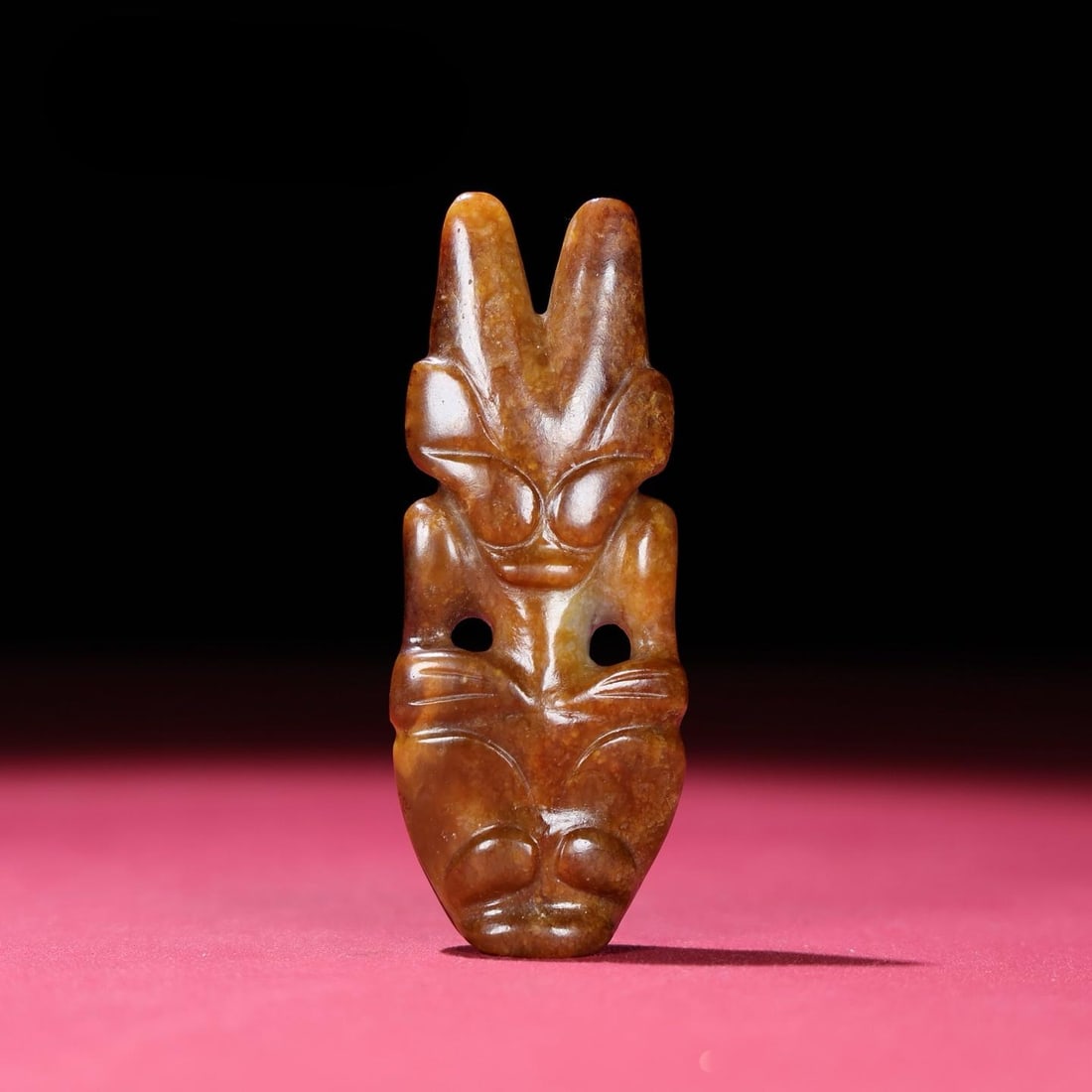 A beautiful piece of the Red Mountain Sun God: Exquisite Red Mountain Sun God handle Size:83x33x15mm W:51g (The Dimensions Of All Batches Are Manually Measured.If You Need More Detailed Information, Please Contact Our Customer