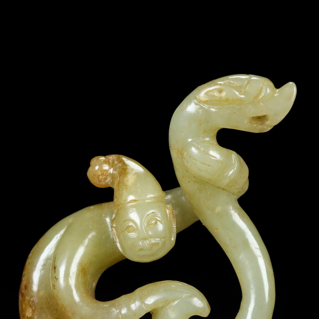 A beautiful Hetian jade dancer - 2