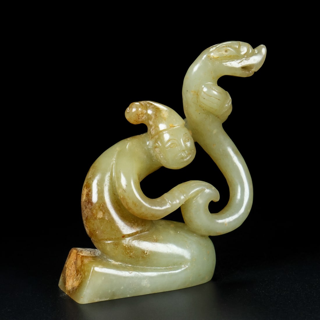 A beautiful Hetian jade dancer - 4