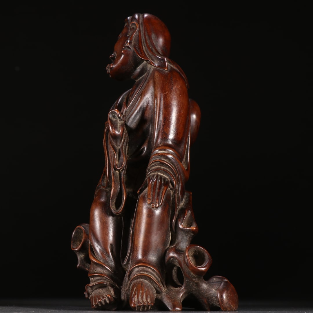 A beautiful boxwood arhat - 4