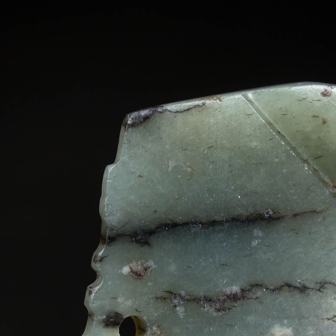 A beautiful beast face pattern jade qi - 7