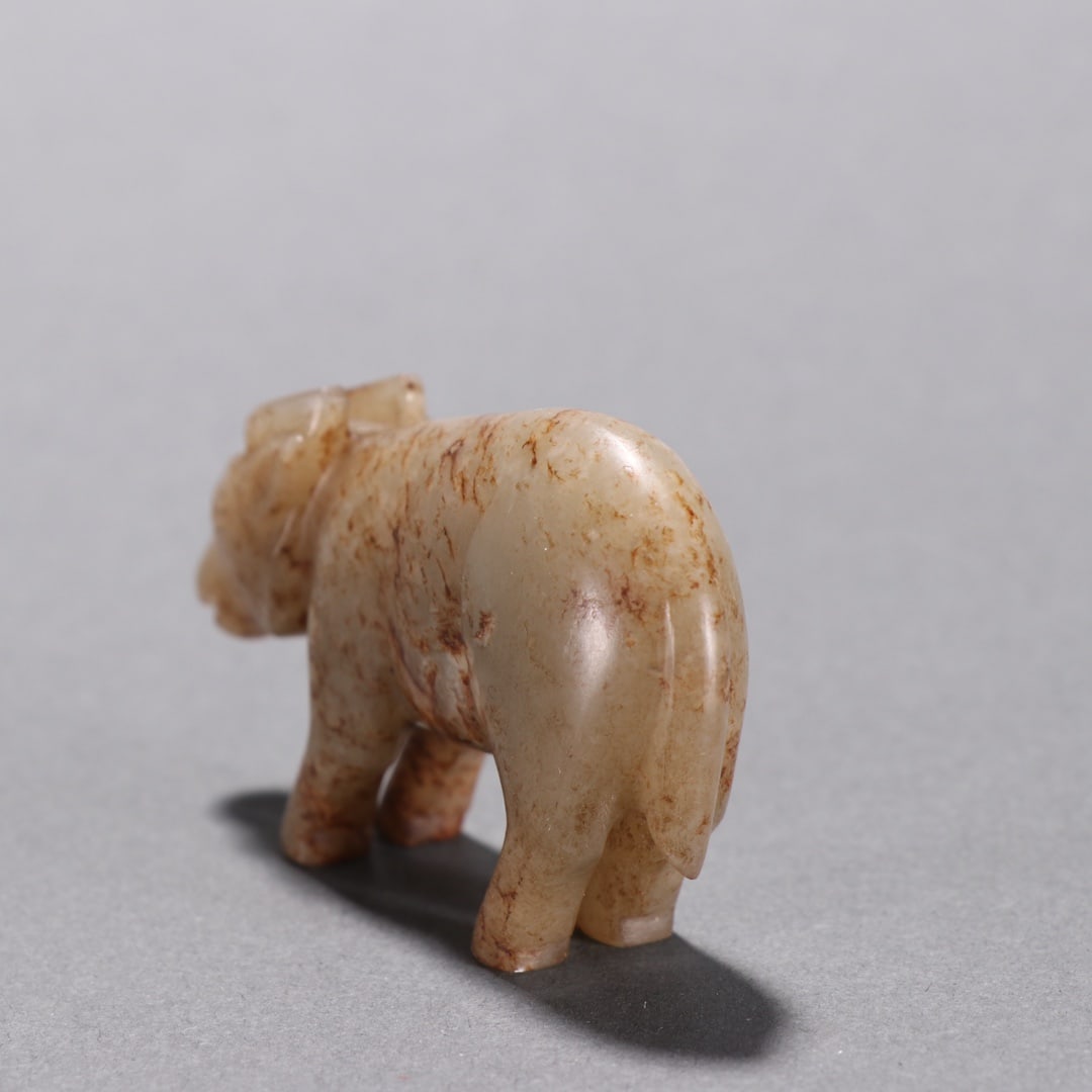 A beautiful ancient Hetian jade beast - 3