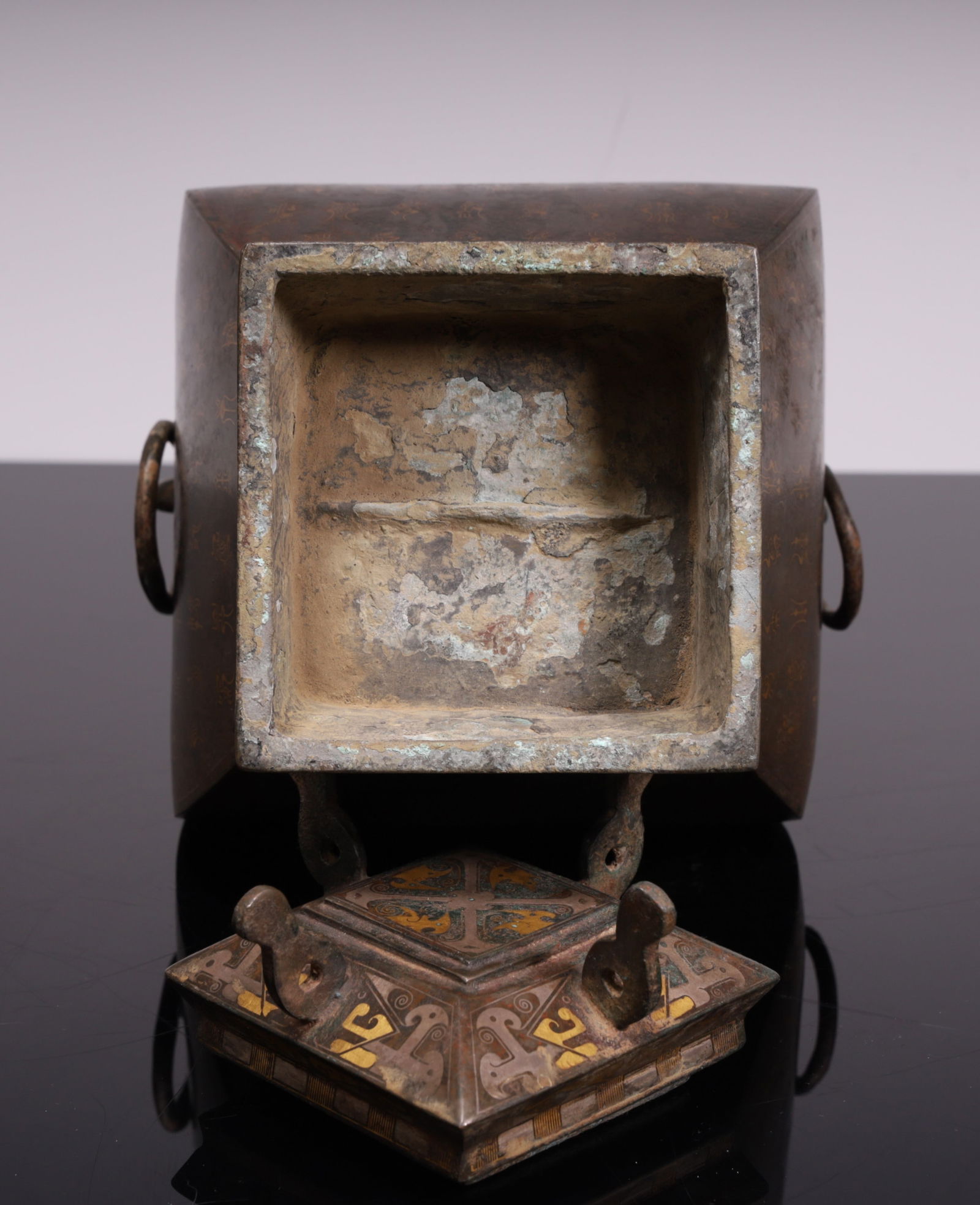 A Han Dynasty Cuojin silver amphora - 7