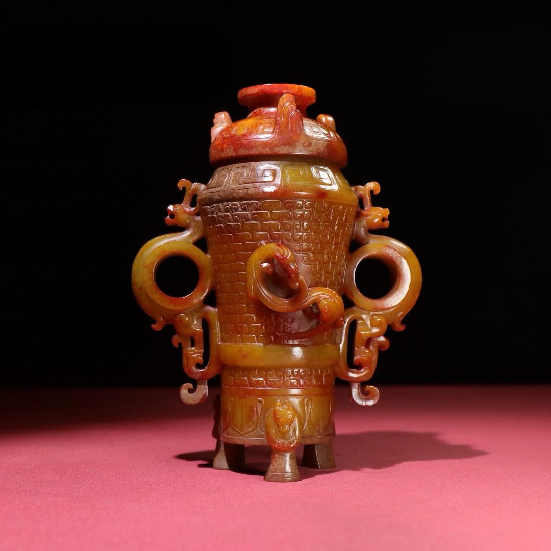 A beautiful earthy red cup: Exquisite soil and red full cup Size:180x135x100mm W:723g (The Dimensions Of All Batches Are Manually Measured.If You Need More Detailed Information, Please Contact Our Customer