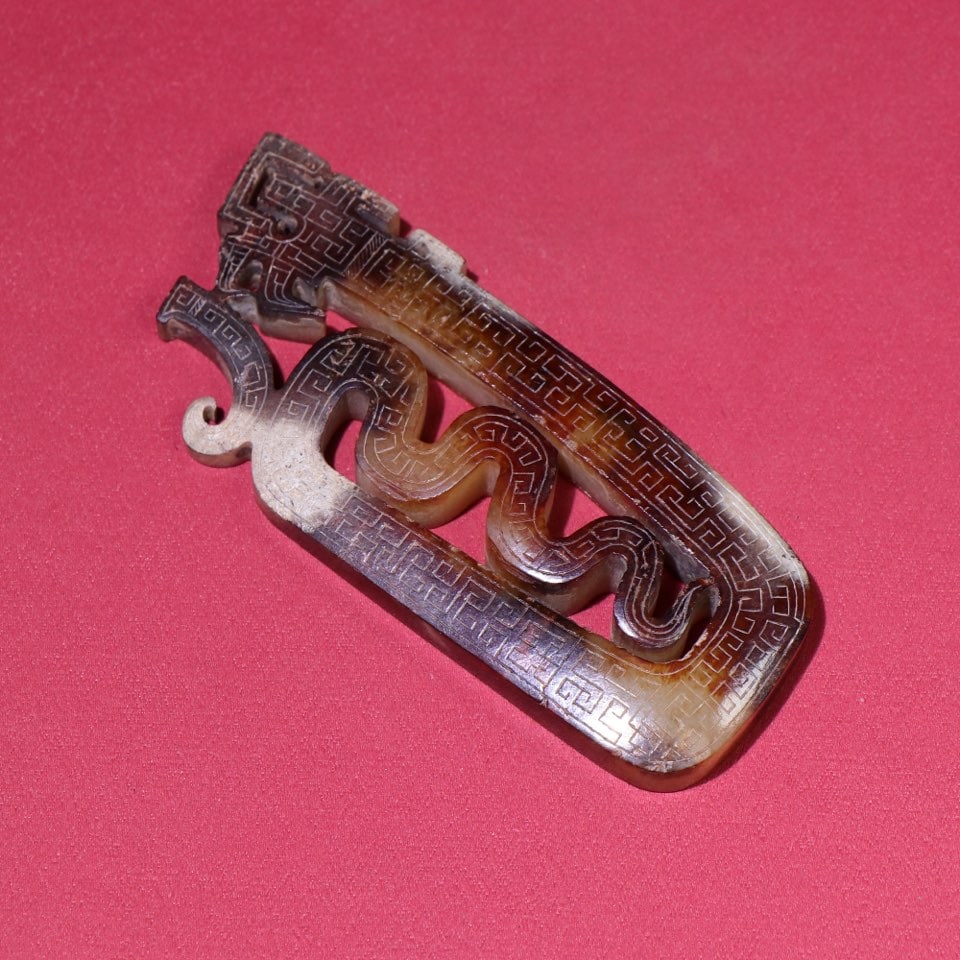 A beautiful red dragon pendant - 2