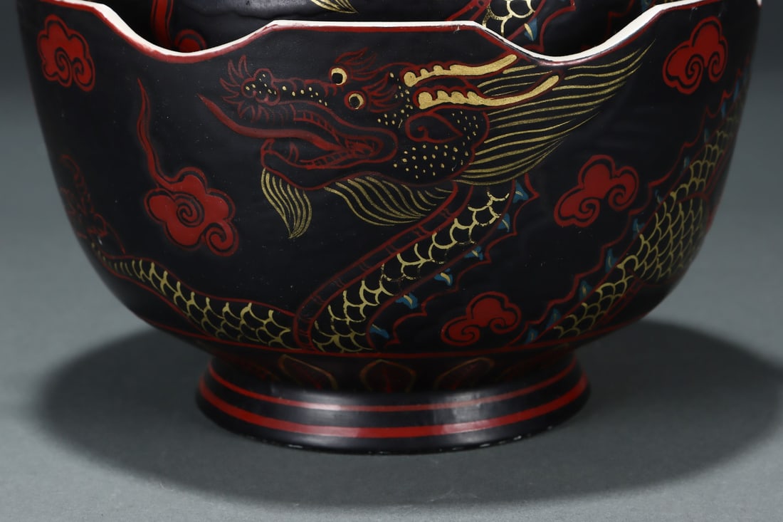 An Exquisite Ding yao Painted Color Dragon Pattern Ewer - 3