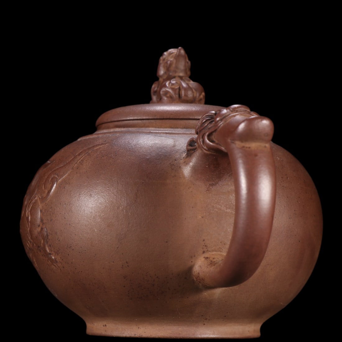An Exquisite Purple Sands Kylin Pattern Teapot - 4