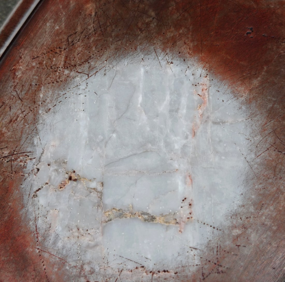 An Exquisite with poem Inkstone - 4