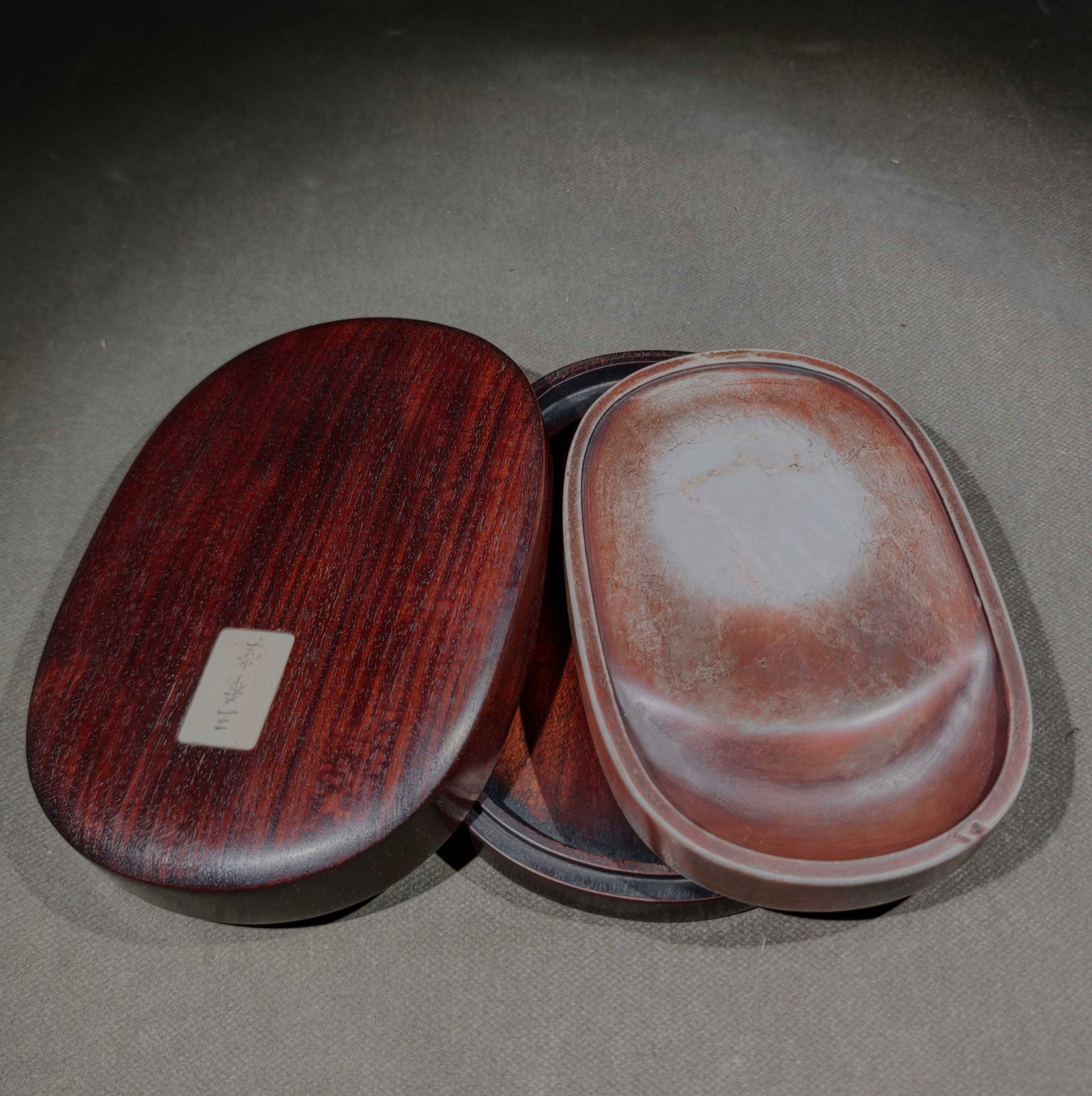 An Exquisite with poem Inkstone - 7