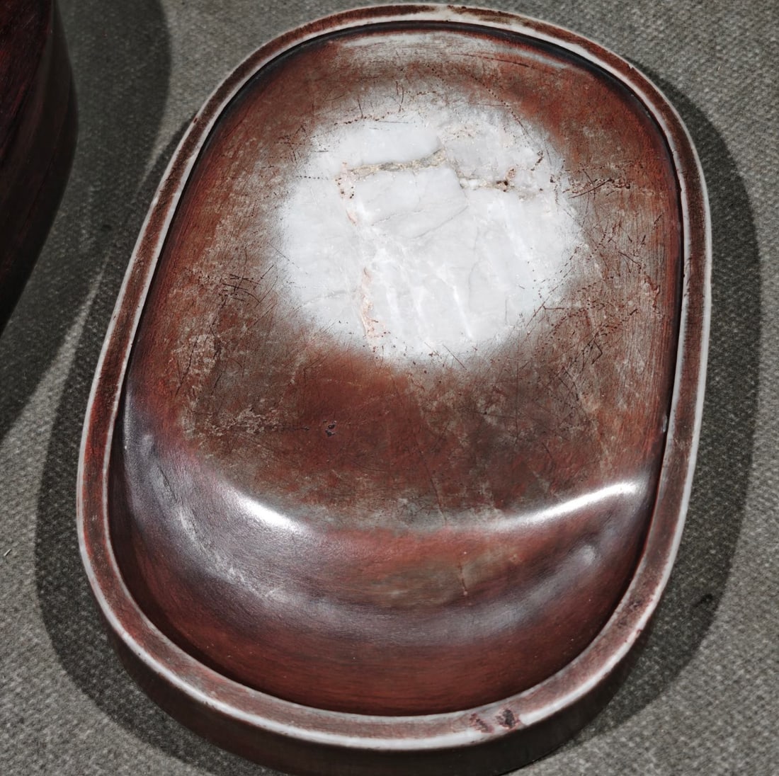 An Exquisite with poem Inkstone - 8