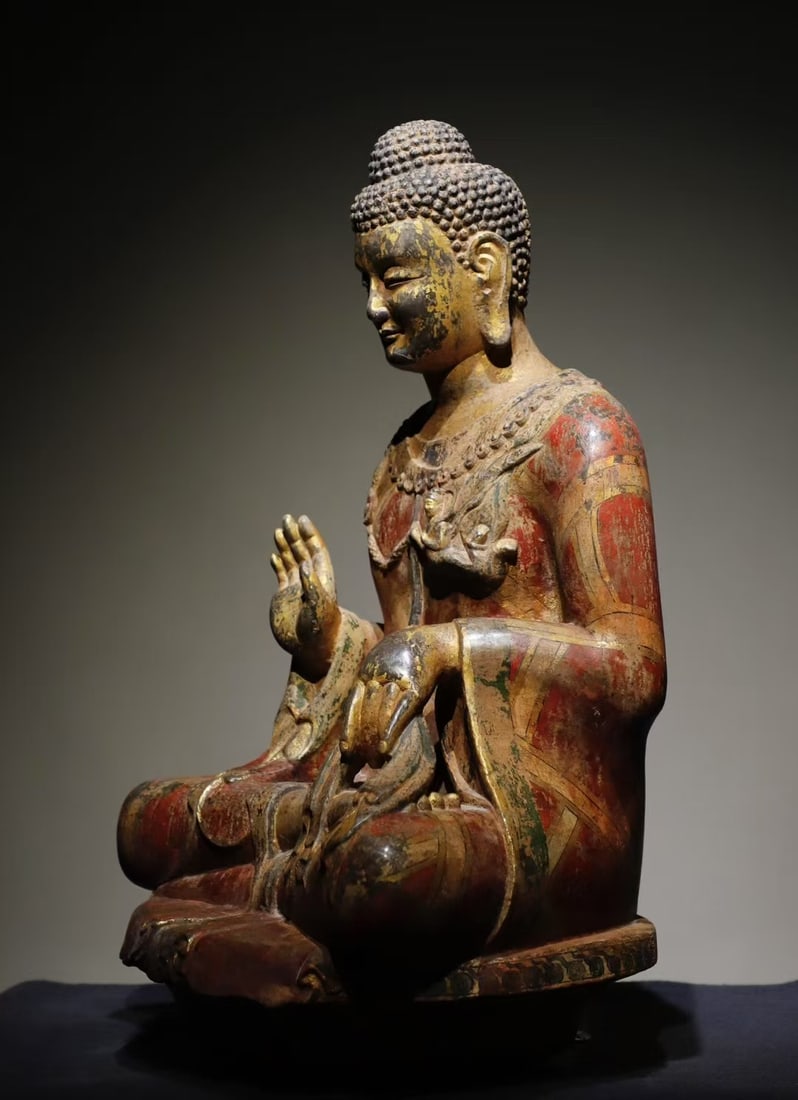 A Exquisite Limestone Buddha statue Ornament - 8