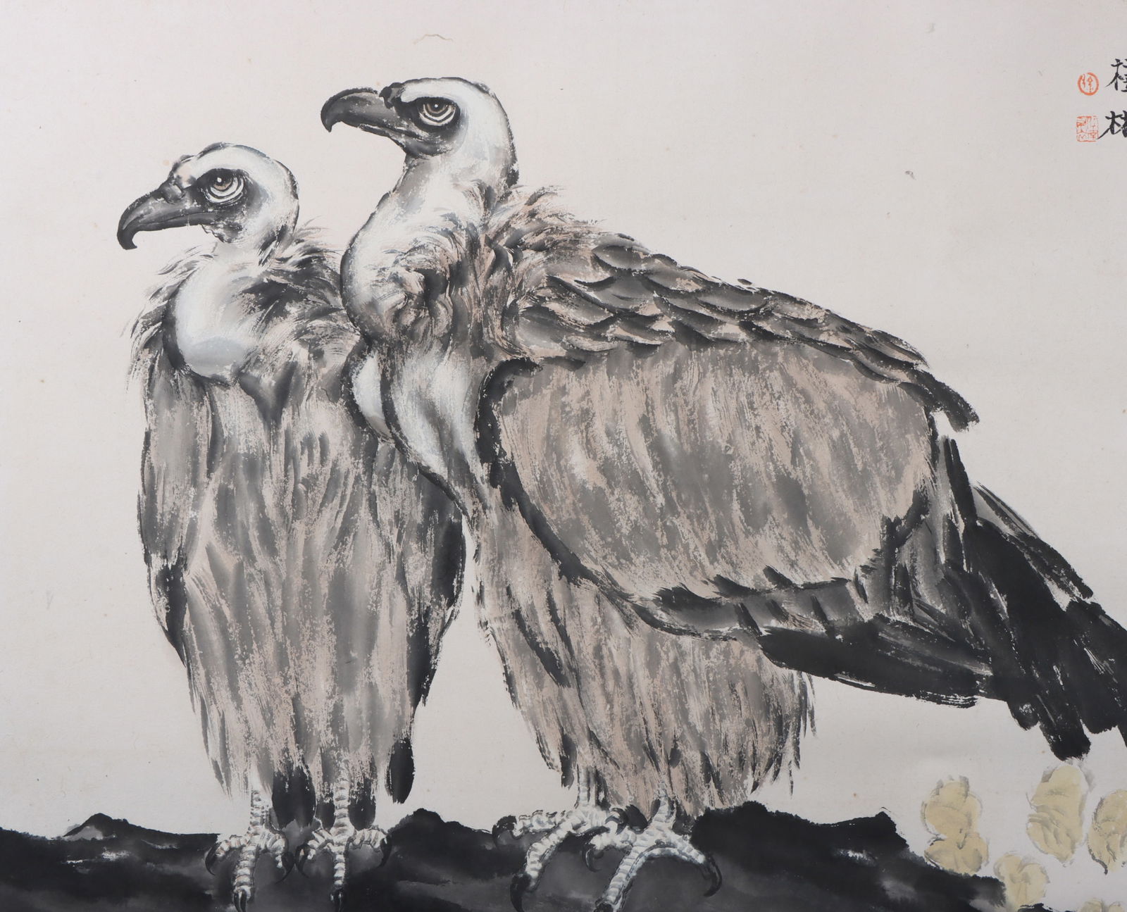 An Fabulous Chinese Ink Eagle By Paper - 2