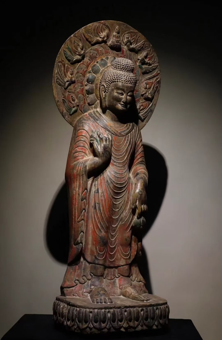 A Exquisite Limestone Buddha statue Ornament - 2