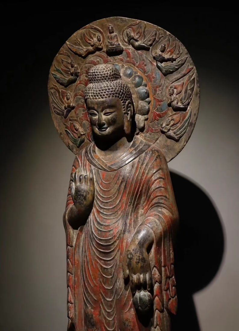 A Exquisite Limestone Buddha statue Ornament - 5