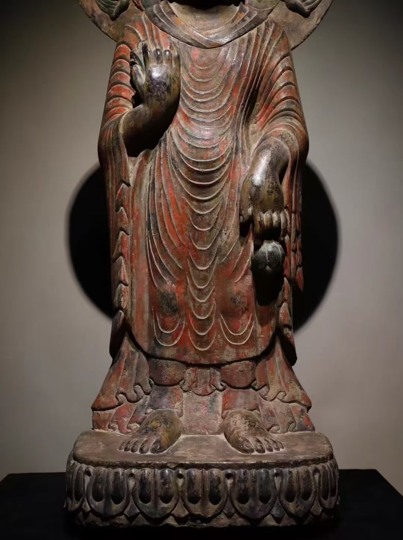 A Exquisite Limestone Buddha statue Ornament - 6
