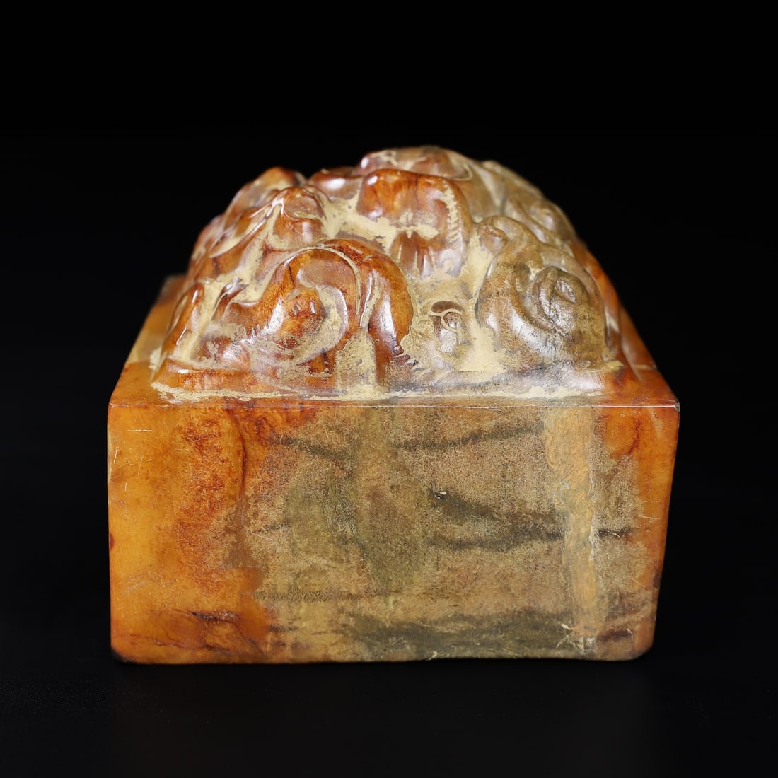 An Exquisite White Jade Dragon Pattern Seal - 5