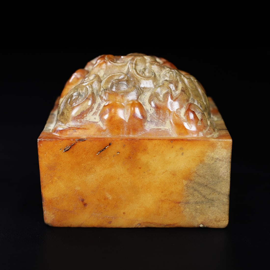 An Exquisite White Jade Dragon Pattern Seal - 6