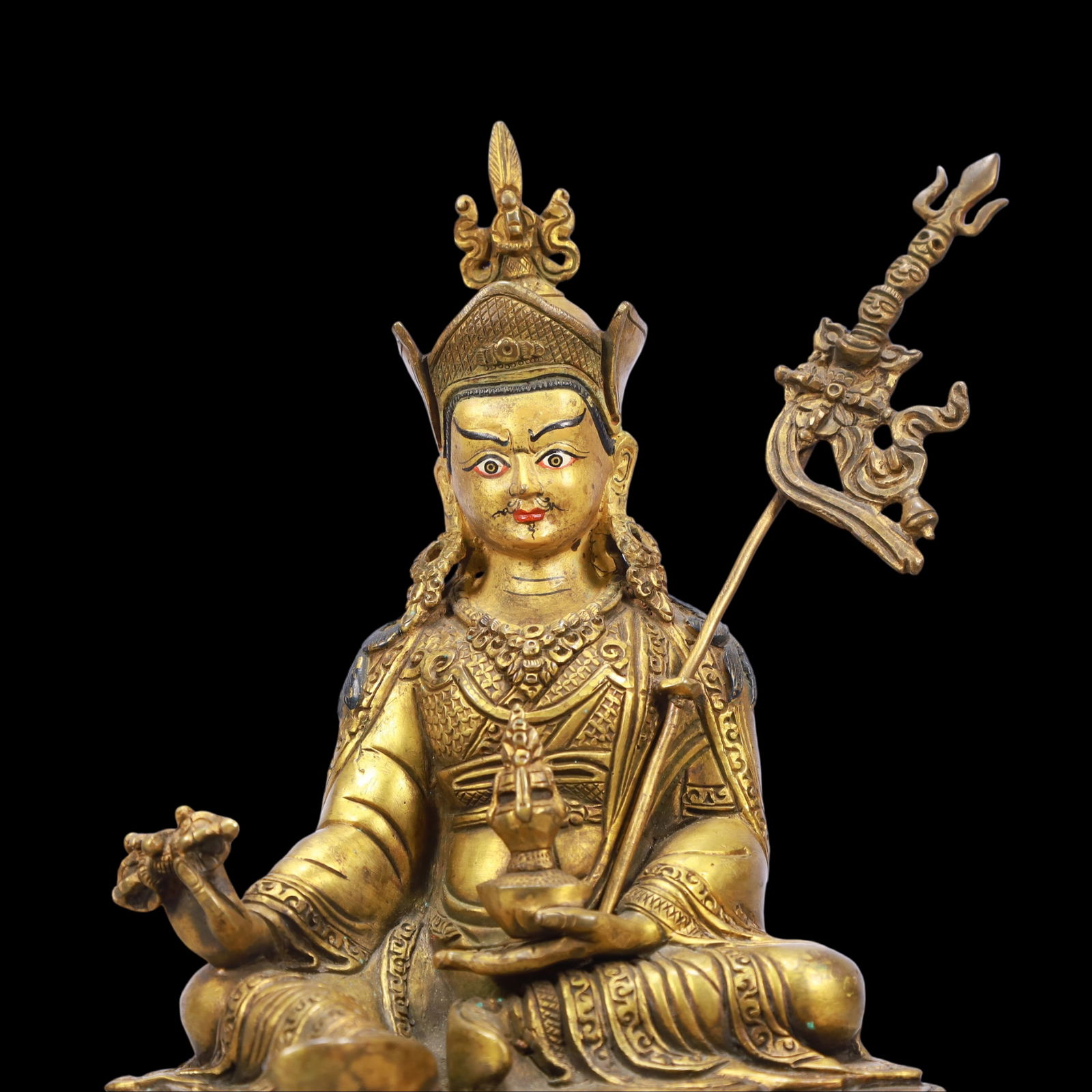 A Exquisite Gilt Bronze Buddha statue - 2