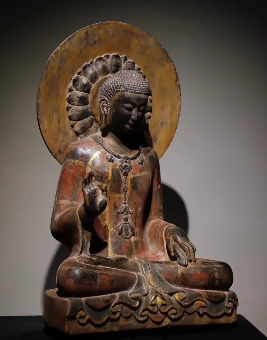A Exquisite Limestone Buddha statue Ornament - 2