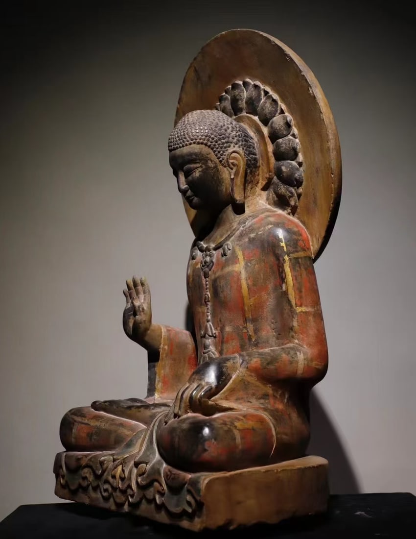 A Exquisite Limestone Buddha statue Ornament - 8