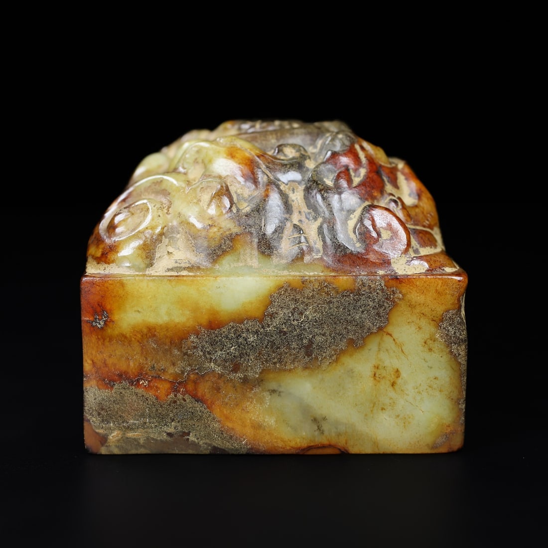 An Exquisite White Jade Dragon Pattern Seal - 2