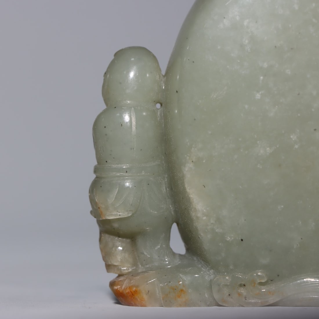 An Exquisite White Jade Dragon Pattern Figure Pattern Snuff Bottle - 10