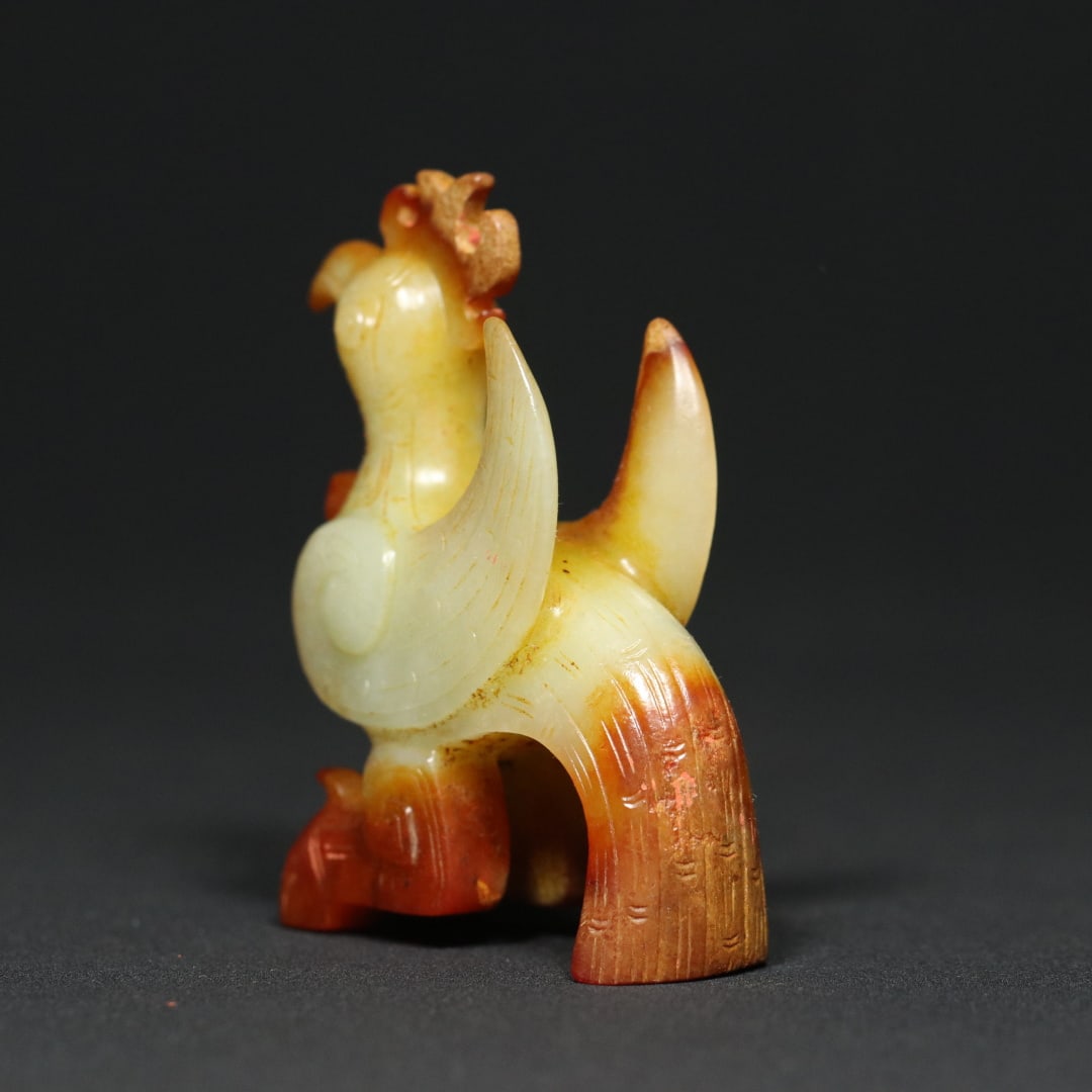 An Exquisite White Jade Phoenix Ornament - 5