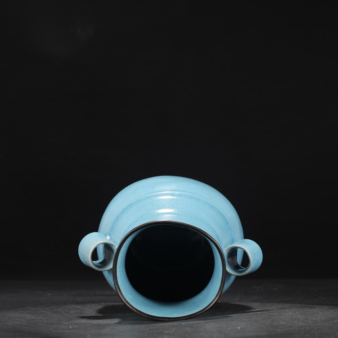 An Exquisite Ru yao Double-Ears Vase - 4