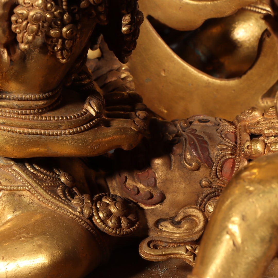 An Exquisite Gilt Bronze Buddha Statue - 19