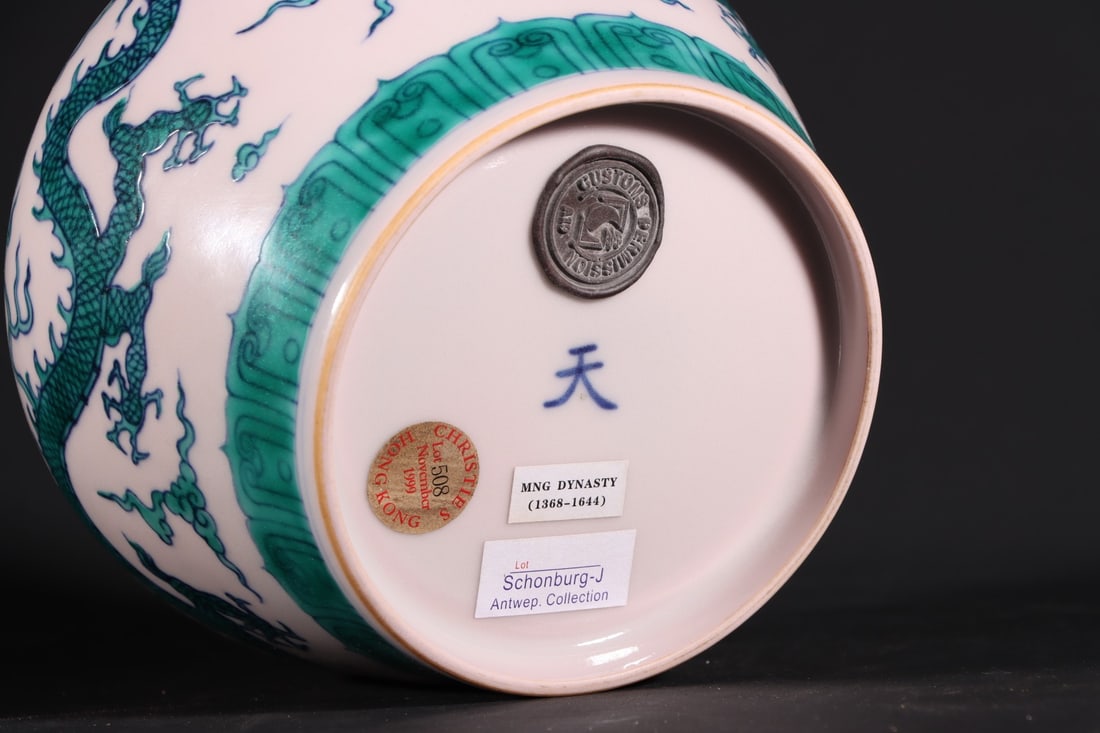 An ExquisiteFamille-Rose Dragon Pattern Jar - 9