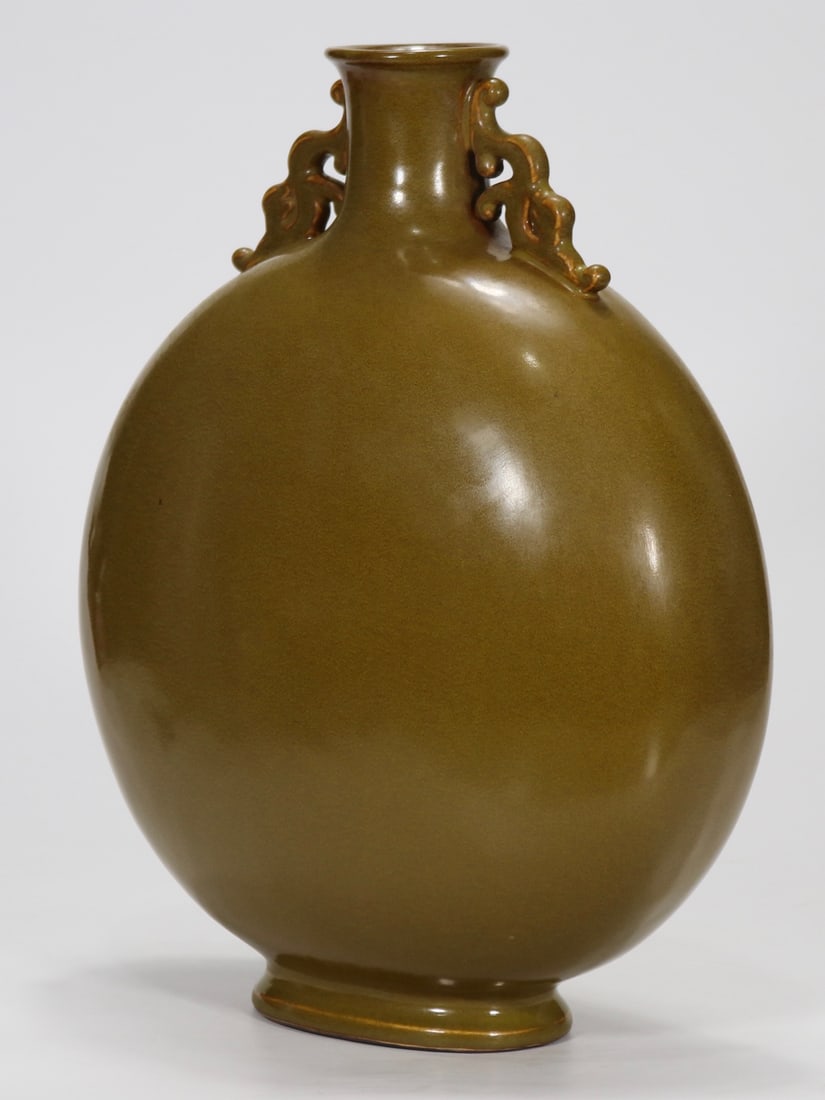 An Exquisite Teadust Glazed Double-Ears Vase - 2