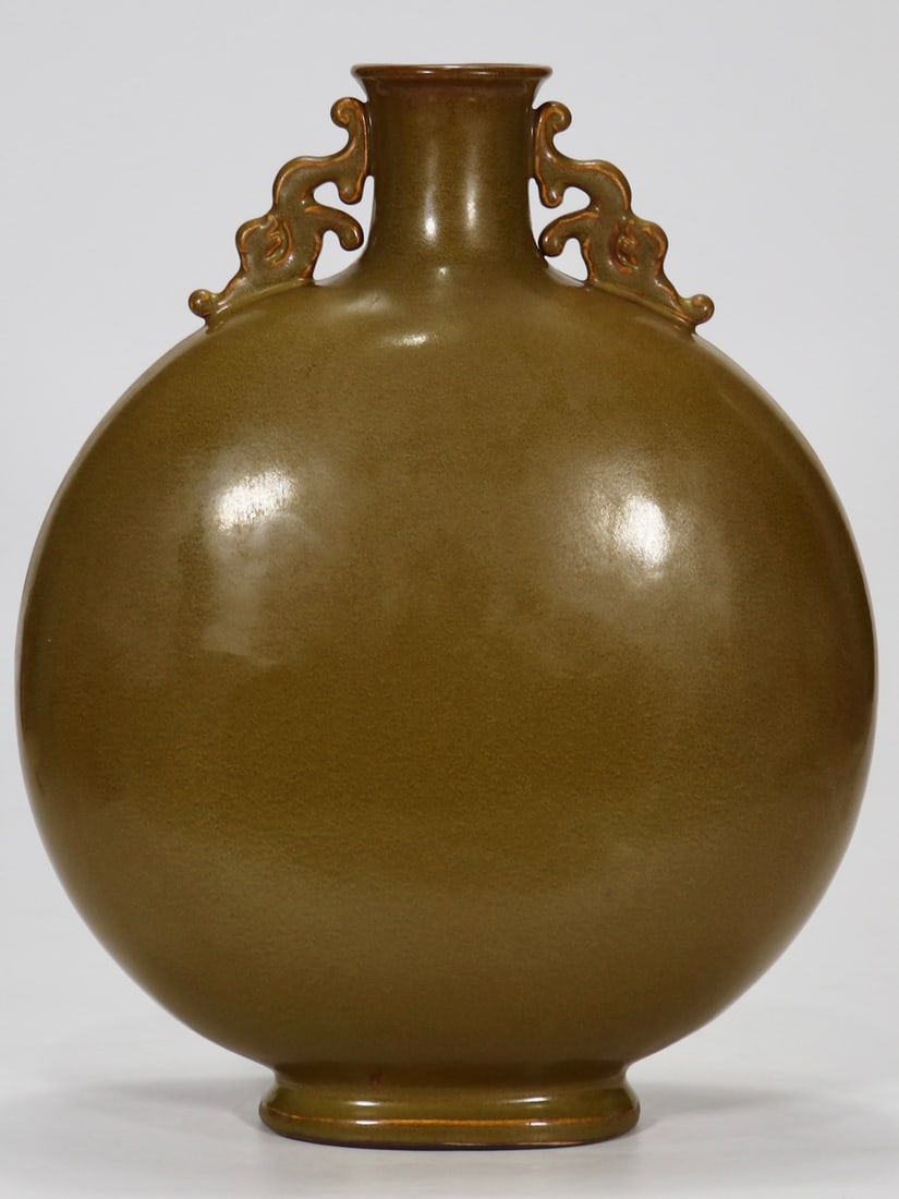An Exquisite Teadust Glazed Double-Ears Vase - 3