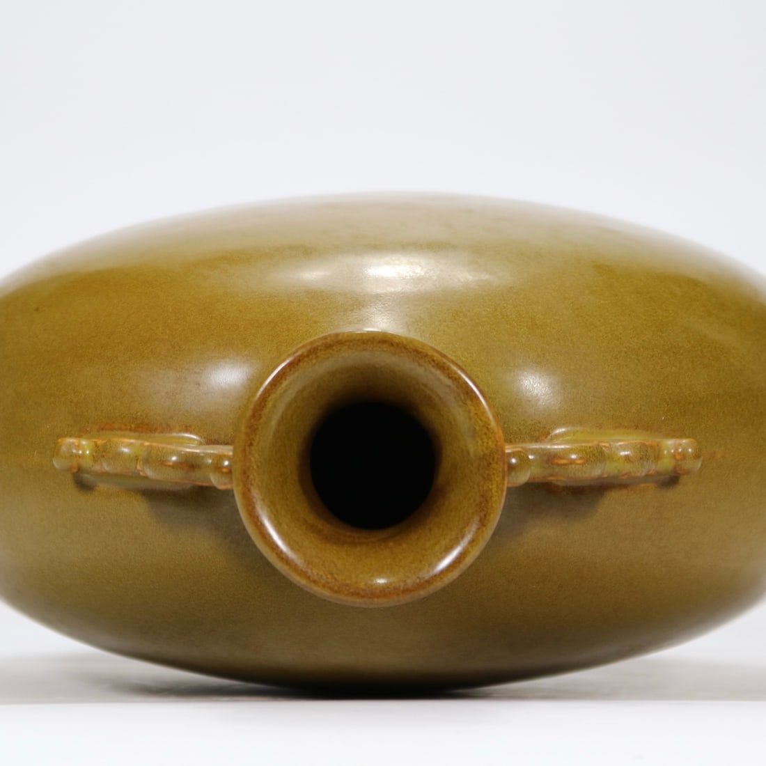 An Exquisite Teadust Glazed Double-Ears Vase - 5