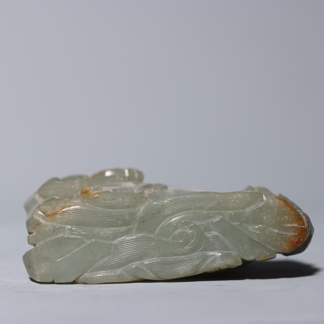 An Exquisite White Jade Figure Pattern Dragon Pattern Snuff Bottle - 8