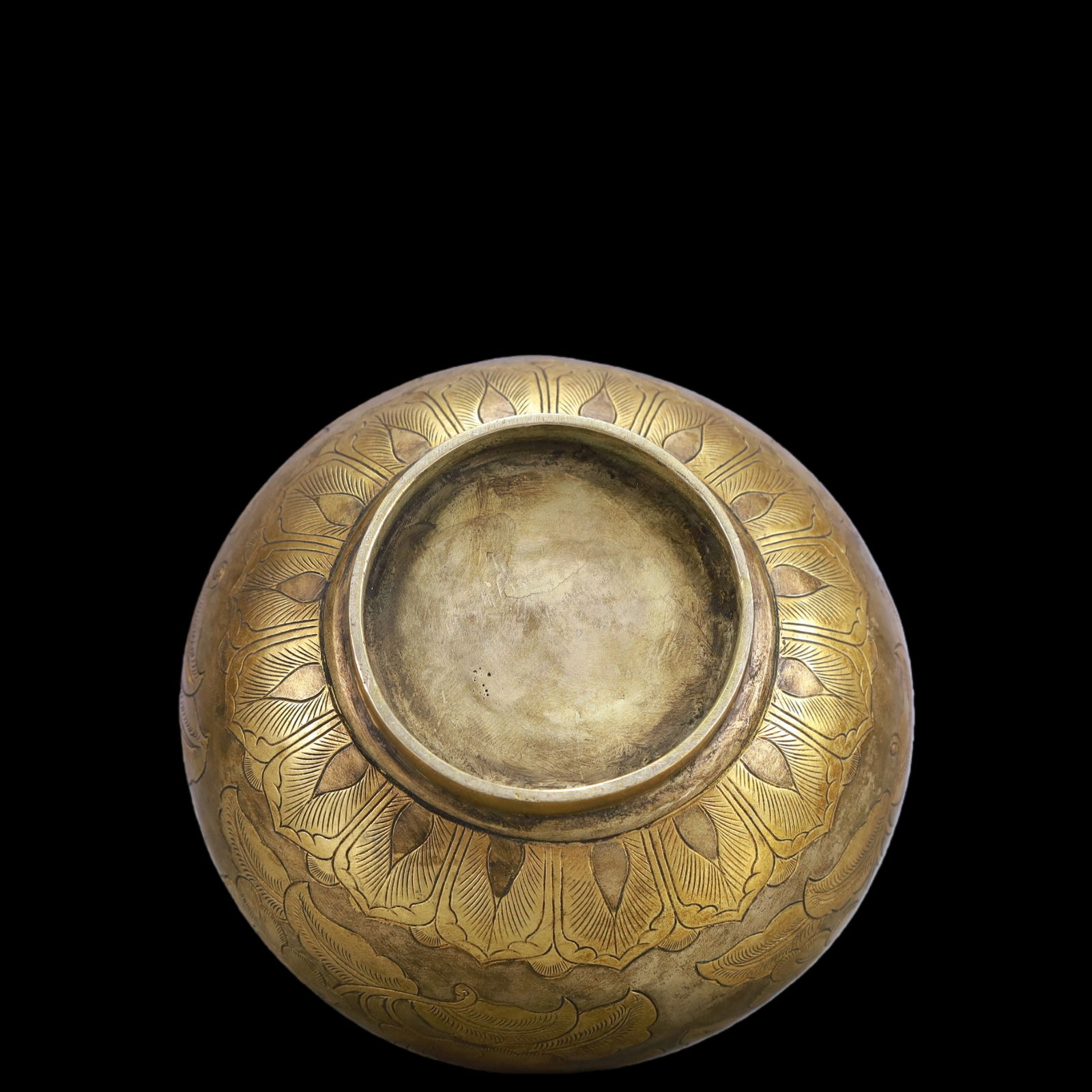 A Exquisite Gilt Bronze Flower Pattern Jar - 7