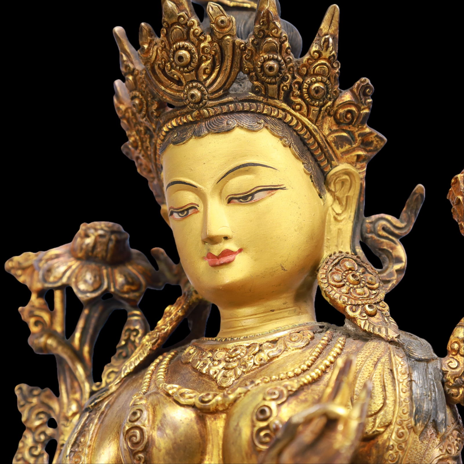 A Exquisite Gilt Bronze Buddha statue - 7