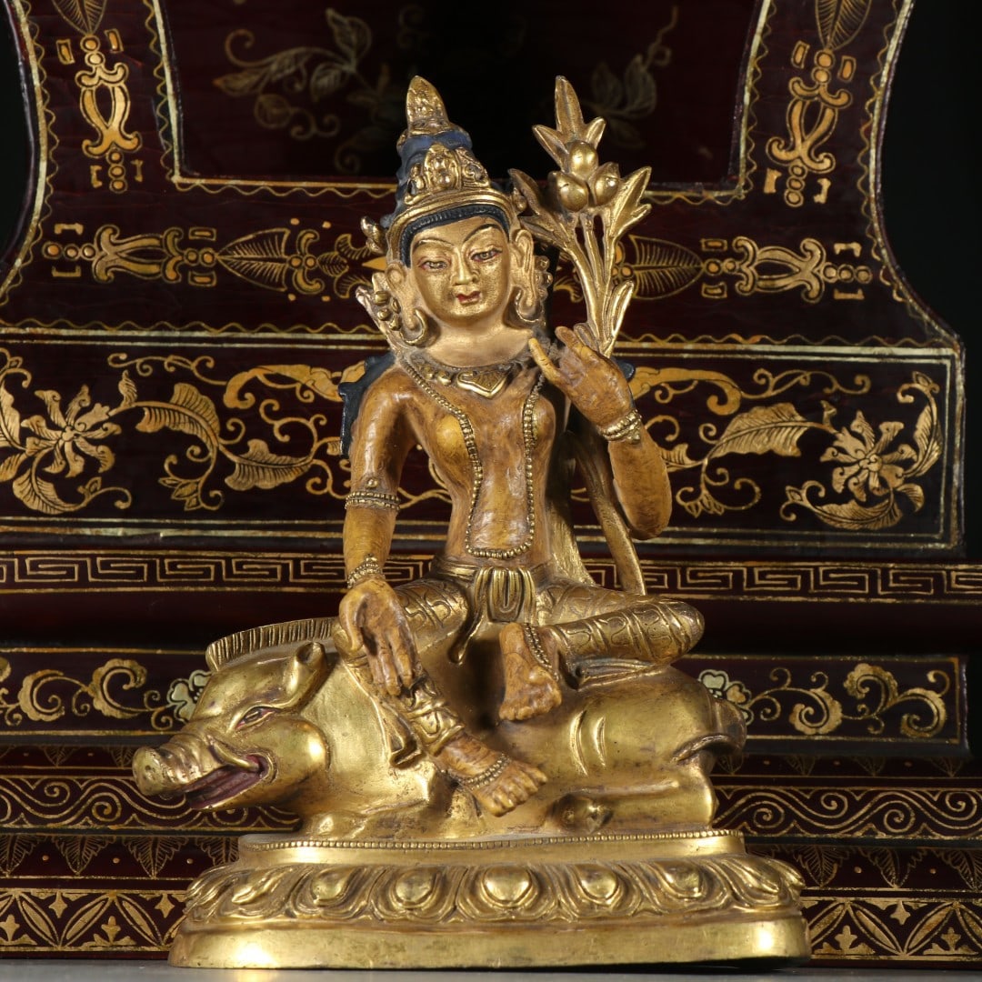 An Exquisite Bronze Gilt Niche - 4