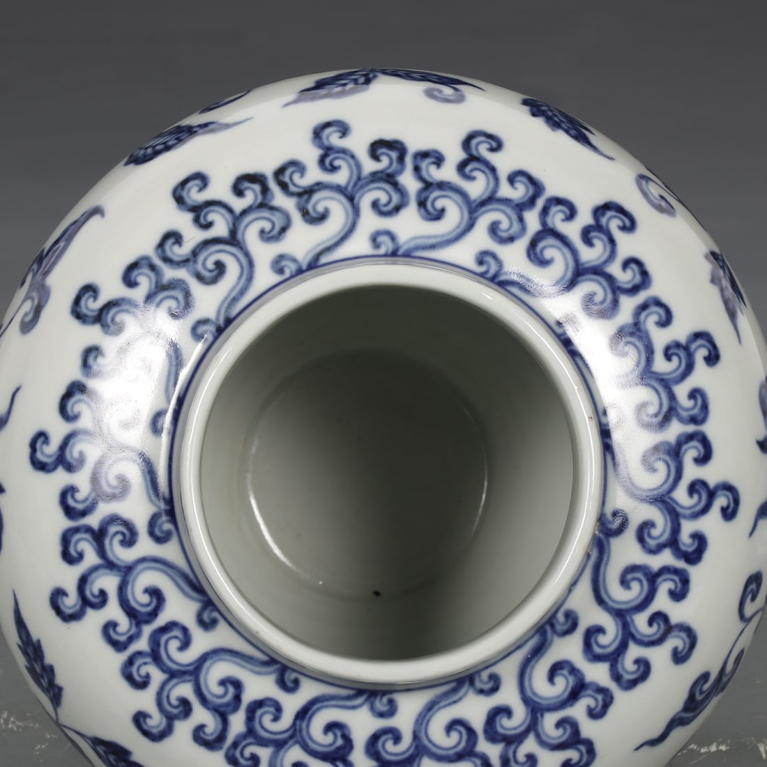 An Exquisite Blue and White Lotus Pattern Jar - 8