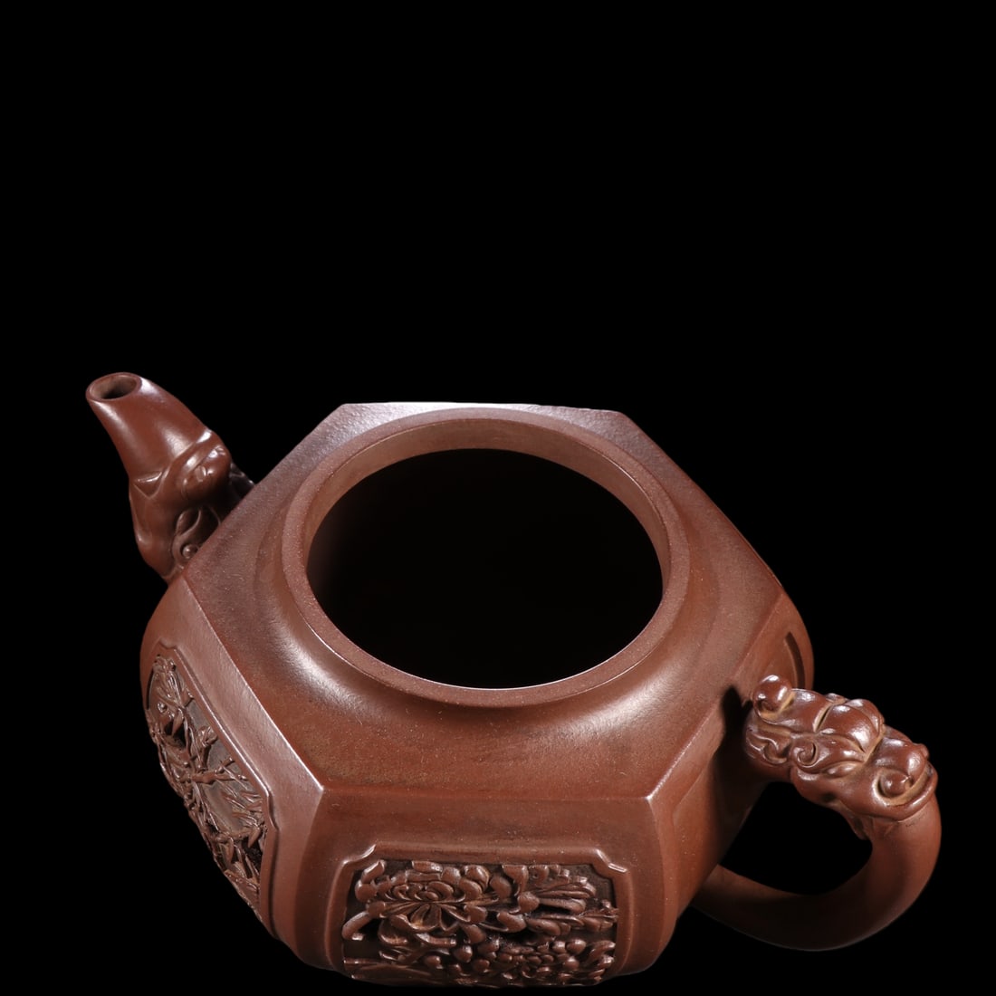 An Exquisite Purple Sands Flower Pattern Teapot - 8