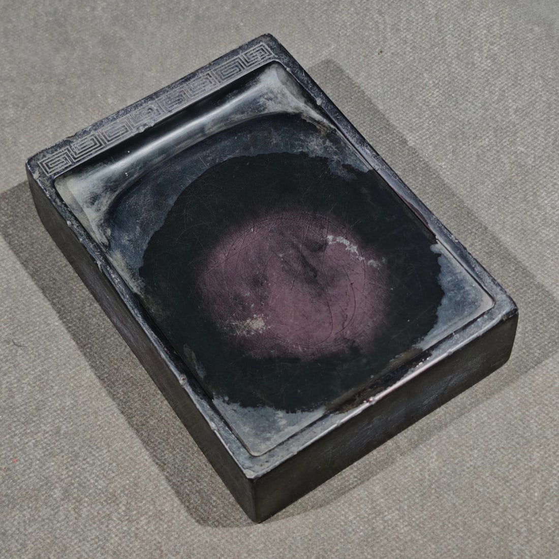 An Exquisite with poem Inkstone - 2