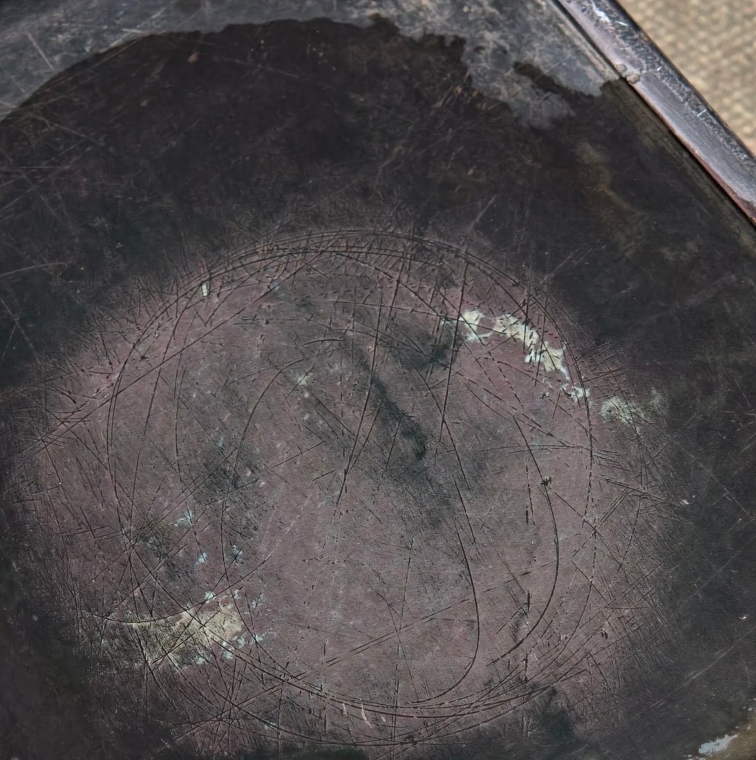 An Exquisite with poem Inkstone - 3