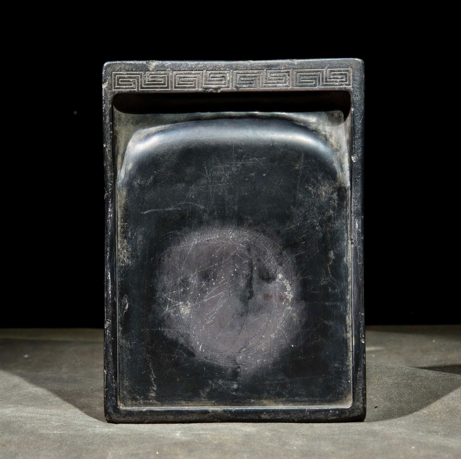 An Exquisite with poem Inkstone - 7